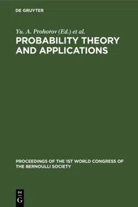 Probability Theory and Applications_cover