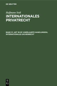 Art 38 n. Internationales Sachenrecht_cover