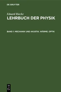 Mechanik und Akustik. Wärme. Optik_cover