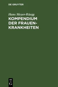 Kompendium der Frauenkrankheiten_cover