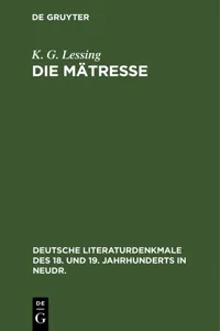 Die Mätresse_cover