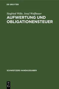 Aufwertung und Obligationensteuer_cover