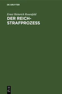 Der Reich-Strafprozeß_cover