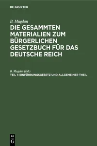 Einführungsgesetz und Allgemeiner Theil_cover