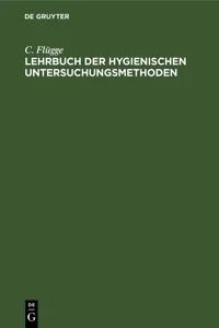 Lehrbuch der hygienischen Untersuchungsmethoden_cover