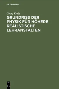 Grundriss der Physik für höhere realistische Lehranstalten_cover