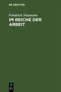 Im Reiche der Arbeit_cover