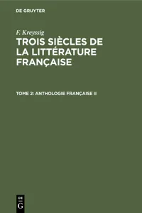 Anthologie française II_cover