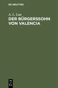 Der Bürgerssohn von Valencia_cover