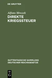 Direkte Kriegssteuer_cover