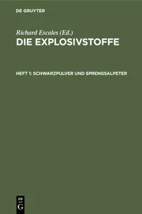 Schwarzpulver und Sprengsalpeter_cover