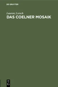 Das Coelner Mosaik_cover