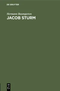 Jacob Sturm_cover