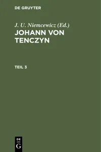 Johann von Tenczyn. Teil 3_cover