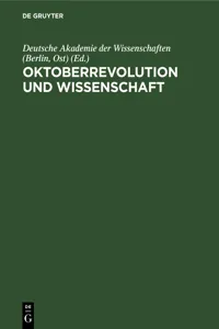 Oktoberrevolution und Wissenschaft_cover