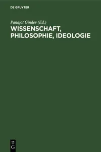 Wissenschaft, Philosophie, Ideologie_cover