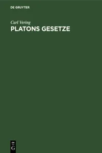 Platons Gesetze_cover