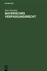 Bayerisches Verfassungsrecht_cover