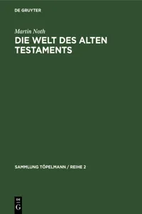 Die Welt des Alten Testaments_cover