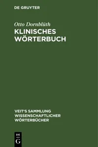 Klinisches Wörterbuch_cover