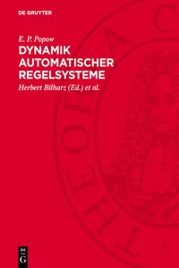 Dynamik automatischer Regelsysteme_cover