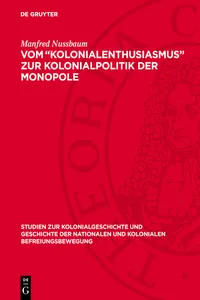 Vom "Kolonialenthusiasmus" zur Kolonialpolitik der Monopole_cover