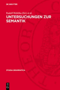 Untersuchungen zur Semantik_cover