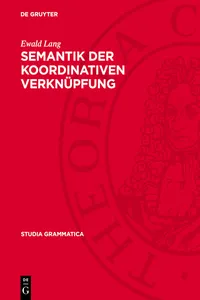 Semantik der koordinativen Verknüpfung_cover