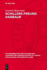 Schillers Freund Harbaur_cover