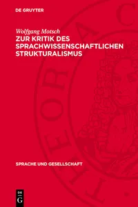 Zur Kritik des sprachwissenschaftlichen Strukturalismus_cover