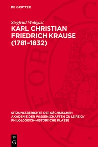 Karl Christian Friedrich Krause_cover