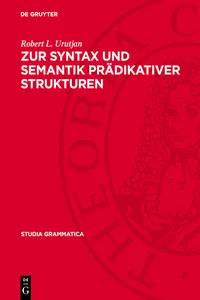 Zur Syntax und Semantik prädikativer Strukturen_cover