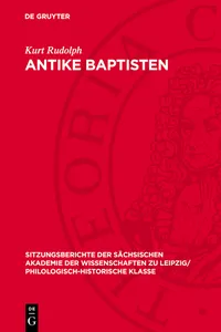 Antike Baptisten_cover