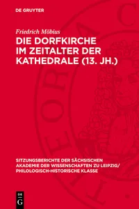 Die Dorfkirche im Zeitalter der Kathedrale (13. Jh.)_cover