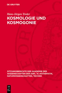 Kosmologie und Kosmogonie_cover