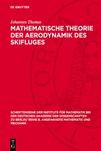 Mathematische Theorie der Aerodynamik des Skifluges_cover