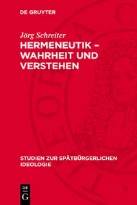 Hermeneutik – Wahrheit und Verstehen_cover