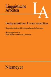 Fortgeschrittene Lernervarietäten_cover