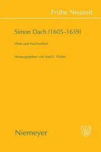 Simon Dach_cover