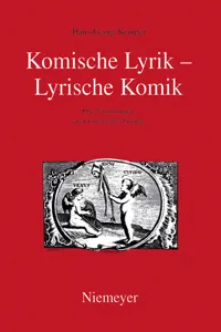 Komische Lyrik – Lyrische Komik_cover