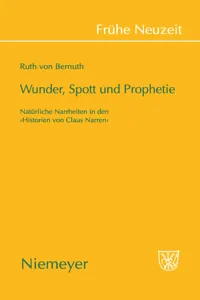 Wunder, Spott und Prophetie_cover