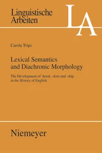 Lexical Semantics and Diachronic Morphology_cover