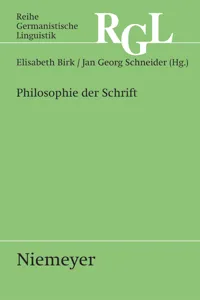 Philosophie der Schrift_cover