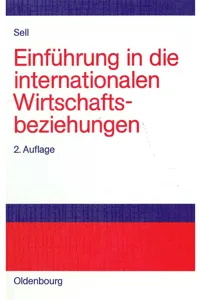 Einführung in die internationalen Wirtschaftsbeziehungen_cover