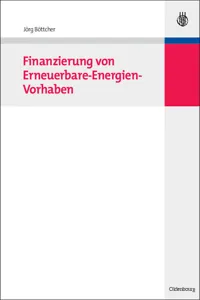 Finanzierung von Erneuerbare-Energien-Vorhaben_cover