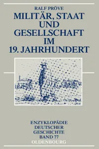 Militär, Staat und Gesellschaft im 19. Jahrhundert_cover