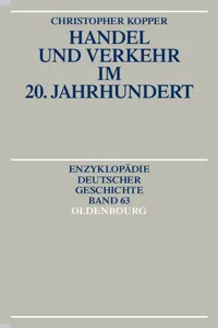 Handel und Verkehr im 20. Jahrhundert_cover