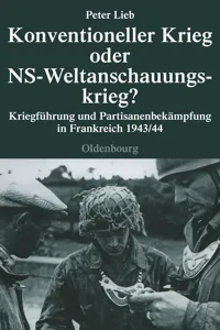 Konventioneller Krieg oder NS-Weltanschauungskrieg?_cover