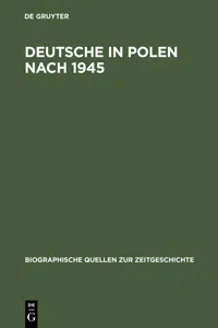 Deutsche in Polen nach 1945_cover