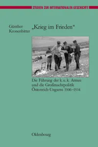 "Krieg im Frieden"_cover